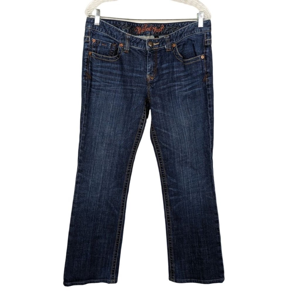 Wicked West Low rise womens‎ blue straight Jeans size 12